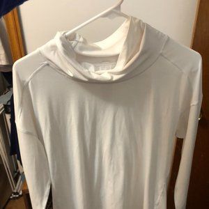 Lululemon Athletica | Women's 3/4 top with cowl neck & split back | size 6